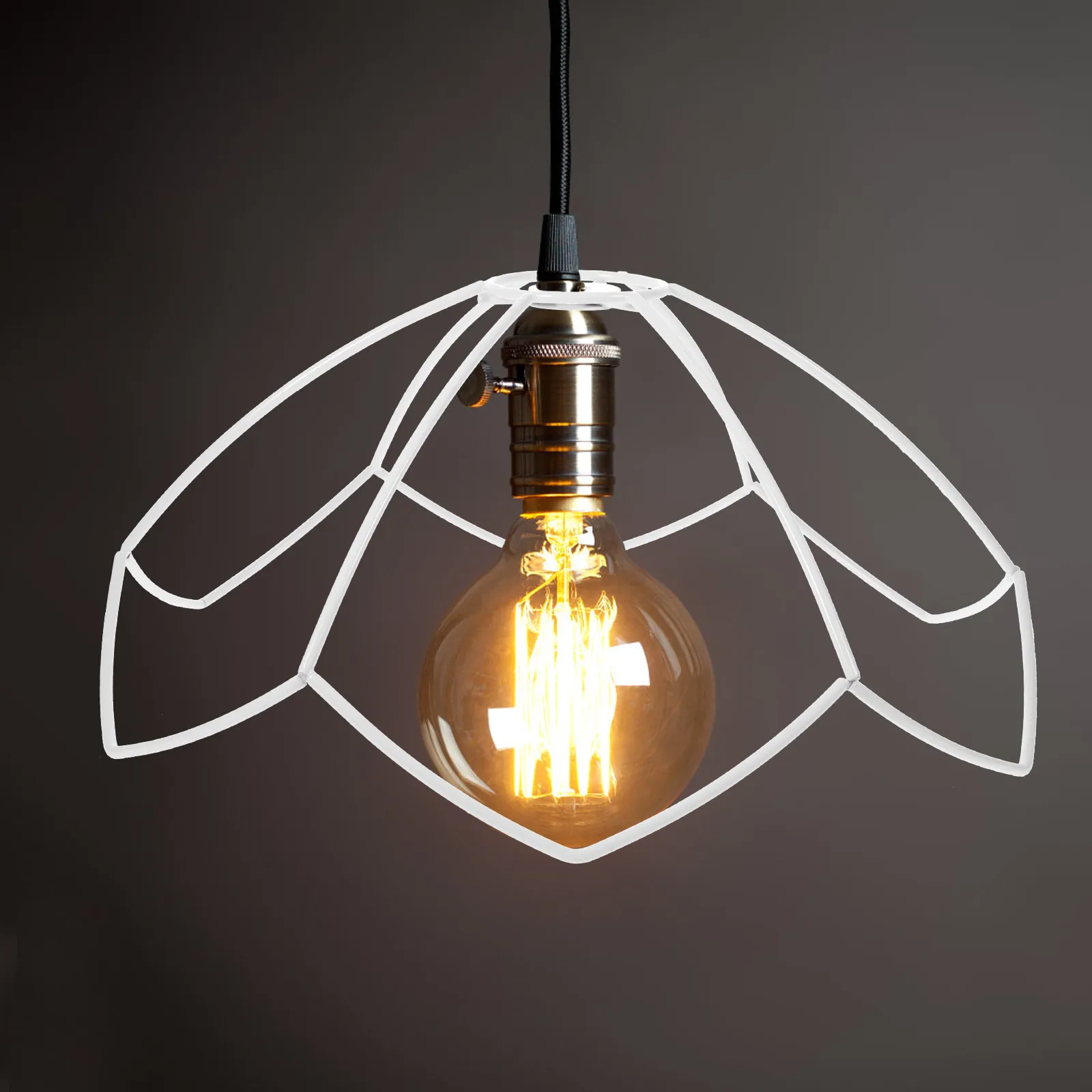 

Metal Lampshade Bracket Sturdy Wire Frame for DIY Table Lamp Shade Light Holder Frame Multi-Functional Lamp Shade Accessories