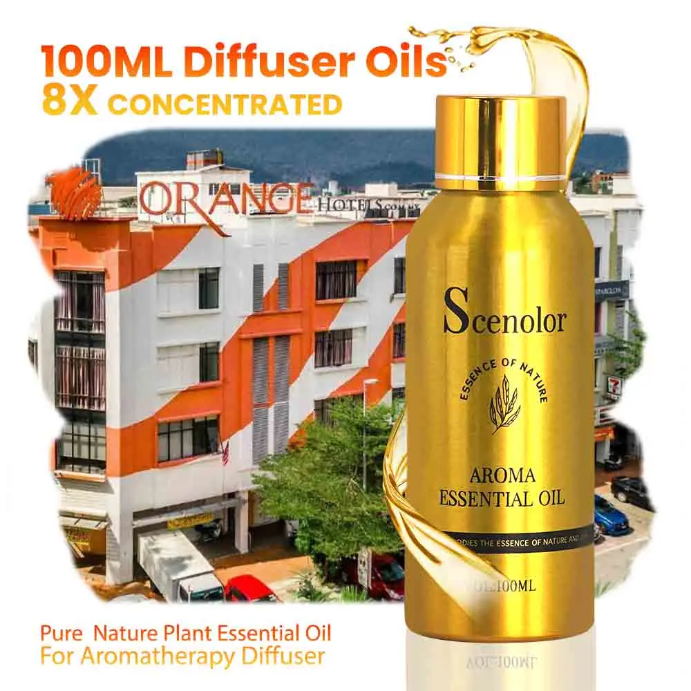 Difusor de fragrância para quarto de hotel, 100ml, para casa, ambientador, dispositivo de perfume, purificador de ar, óleo essencial de carro,