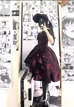 10 best sales vestito rosso nero - №3