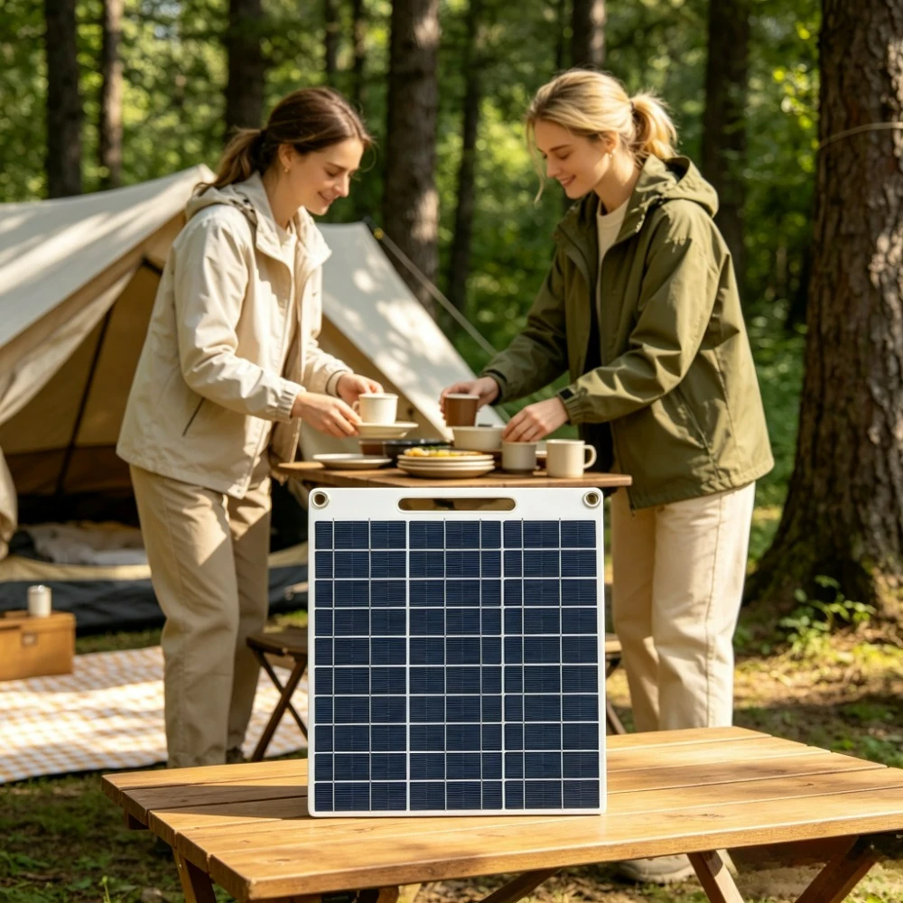 Portable Travel High Speed Dual USB Solar Panel Charger 15W 20W Weatherproof Solar Power Bank for Sailing Beach Park RV Van