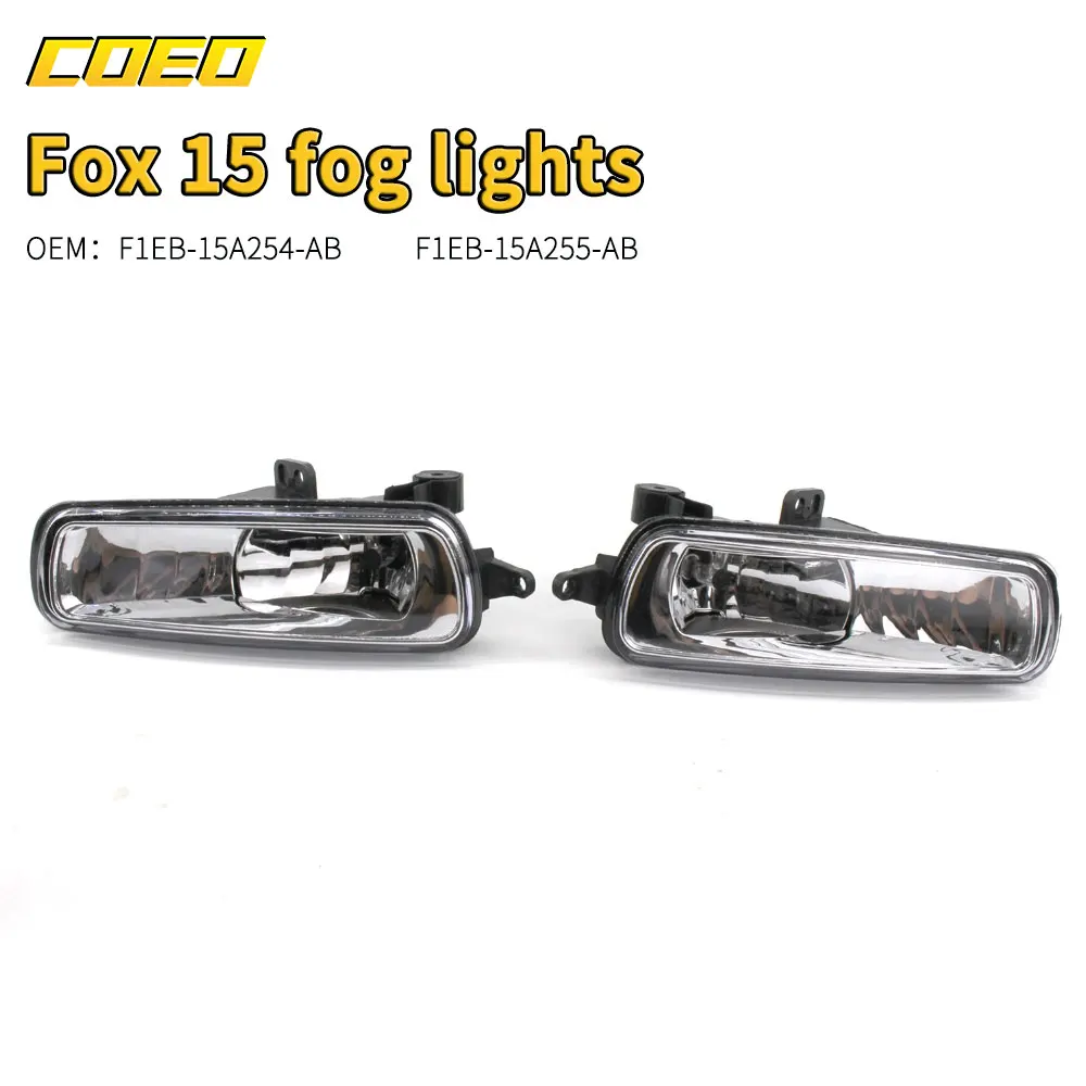 1 Pair Auto Front Bumper Fog Light Lamp Assembly For Ford Focus 2015-2017 F1EB-15A255-AB F1EB-15A254-AB