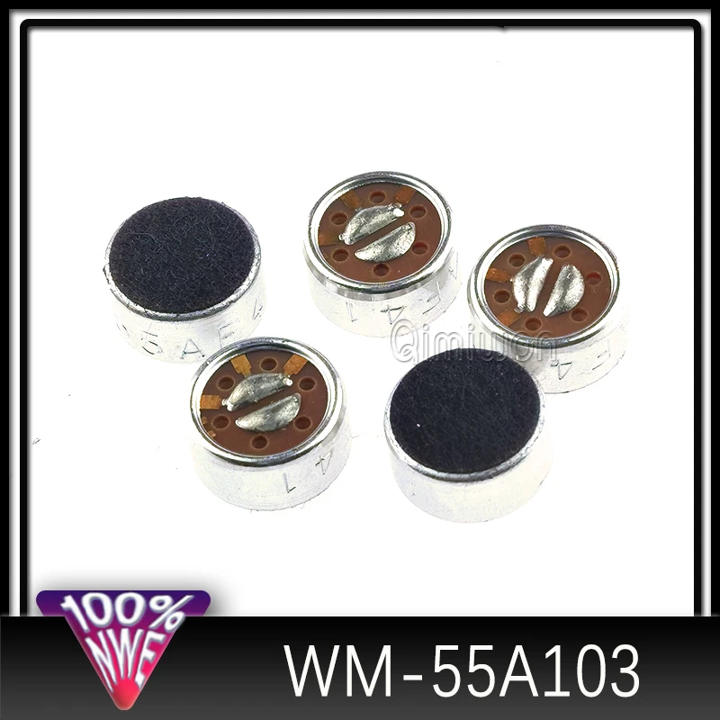 IN STOCK 50PCS/LOT WM55A103 WM-55A103 9750 9.7*5.0MM MICROPHONE 100% NEW&ORIGINAL