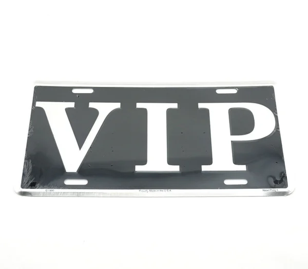 VIP Aluminum Metal Sign Cover Frame Shield Tinted Bubbled Flat Car 15.5cm*30.5cm