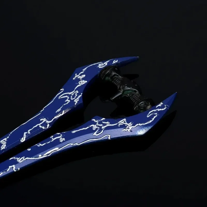 Melee Energy Sword for Boys, War Game Weapon Model, Coleção de Plasma, Metal Periférico, Desktop Toy, 18cm