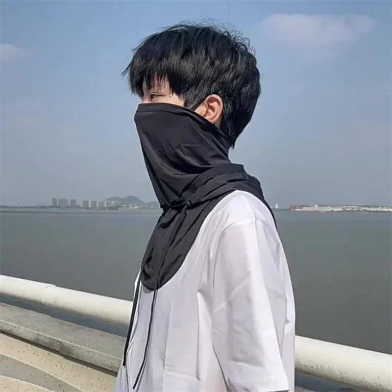 1PC Men Women Face Mask Sun/UV Protection Breathable Long Neck Covers for Cycling Motorcycle Fishing Riding Face Towel Neck