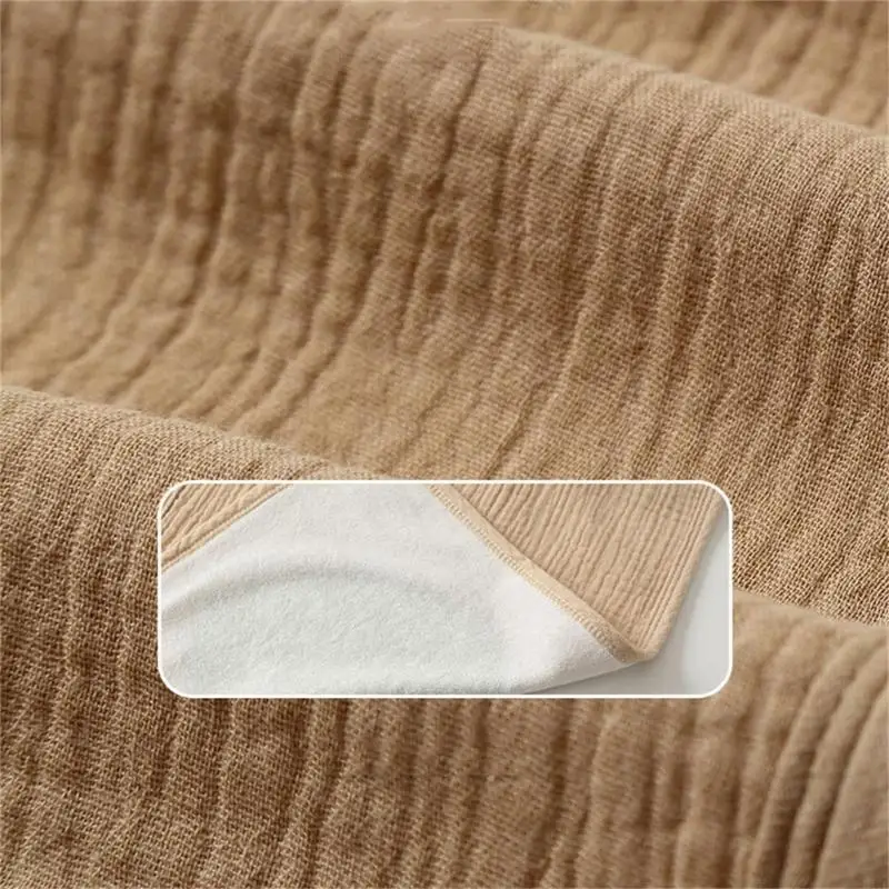 

581F Infant Drooling Bib Solid Color Burp Cloth Breathable Baby Cotton Saliva Towel