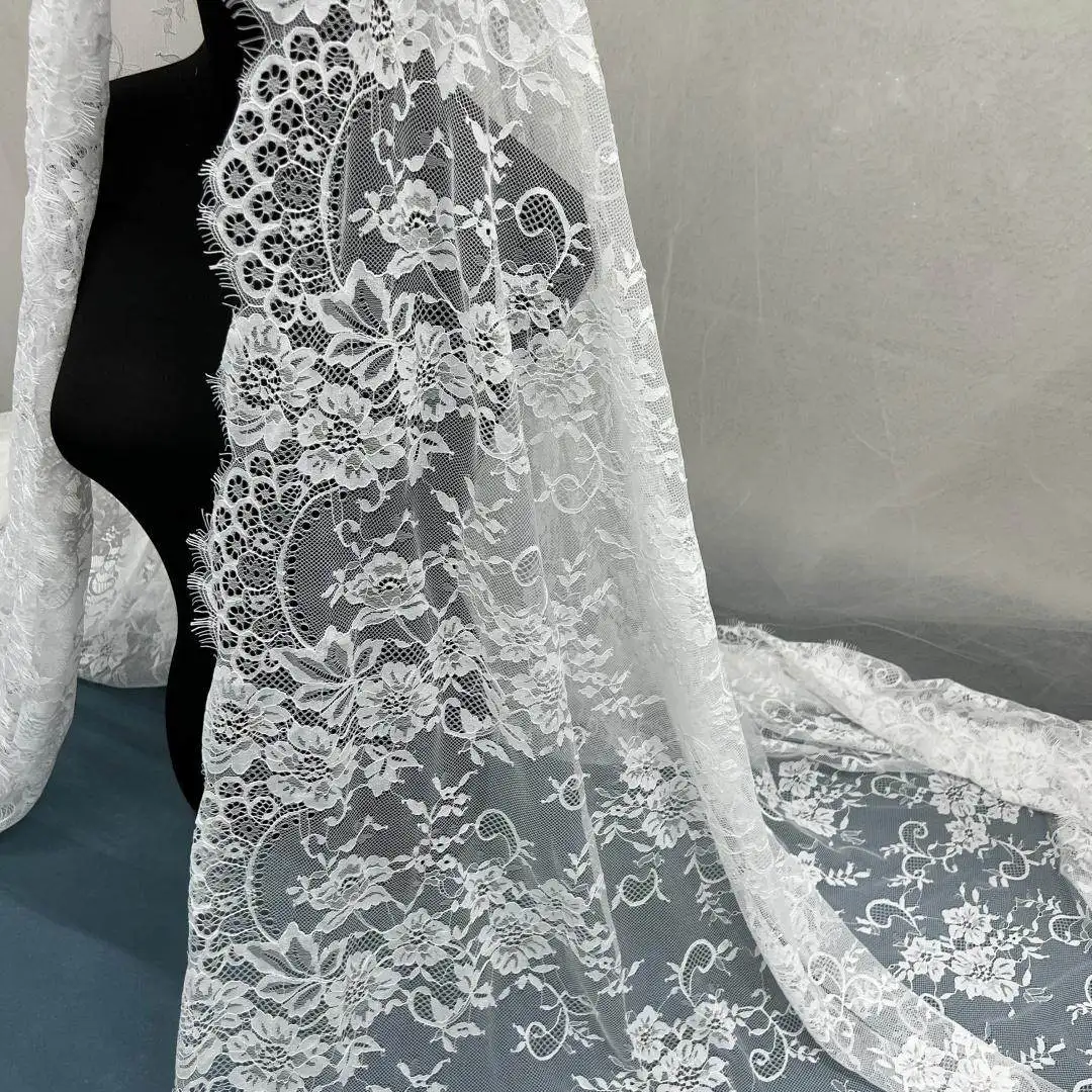 Kleidung, Wimpern, klassischer Blumenspitzenstoff, Hochzeitskleider, Stirnbänder, Vorhänge für Zuhause, Dekorationen, Schnittmuster zum Nähen – Detail 4