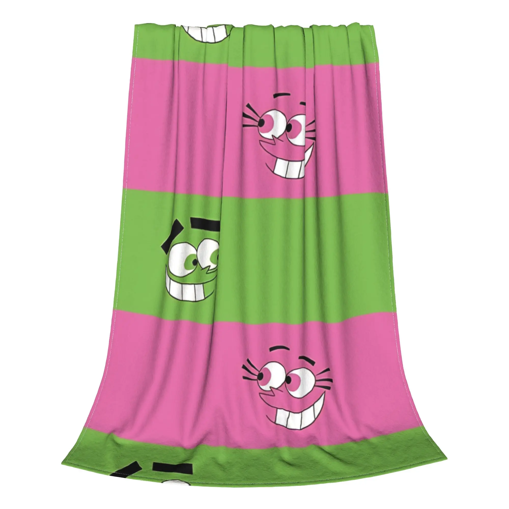 1PC Home Cute Room Decor vintage cartoon  Blanket Throw Blanket Fairly Odd Treasures Novelty Warm Blanket All Season