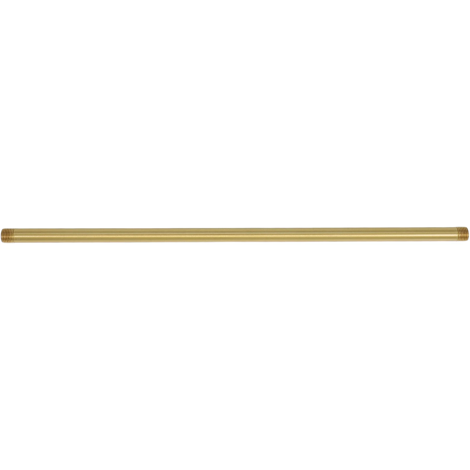 Long Brass Nipple Pipe Polished Brass Threaded Rod M10 300mm Durable Lamp Fixture Connector for DIY Lighting Projects Lighting