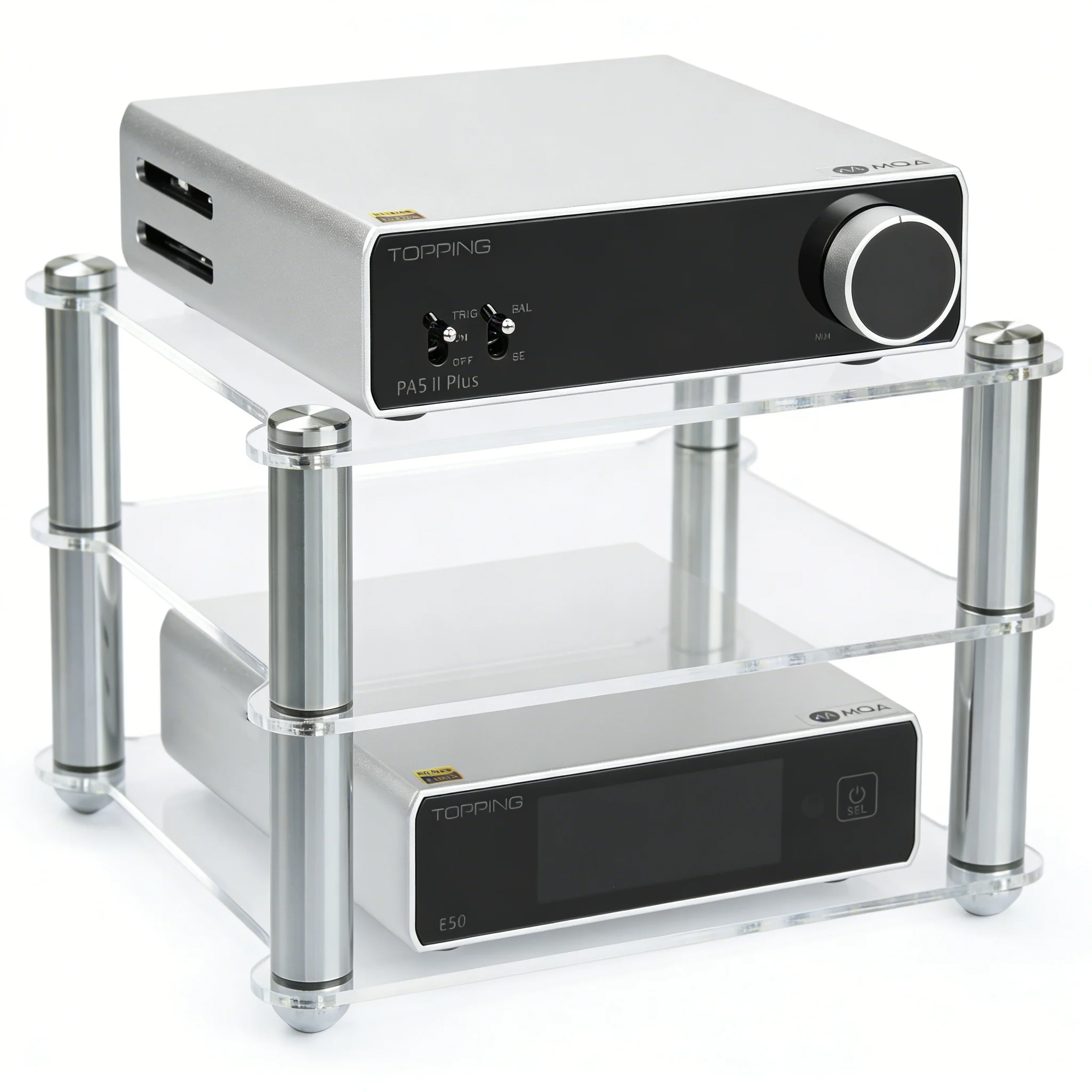 

Акриловая подставка TOPPING для декодеров D10S, PA5II, L30II, E30II, усилителей D50II, A50II, HIFI-усилителей, прозрачная двухъярусная подставка для оборудования.
