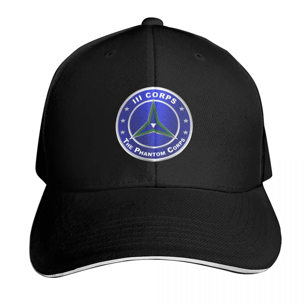 

III Corps Phantom Corps Baseball Cap custom caps Golf Hat Golf Hat Man Snap Back Hat Hats Woman Men's