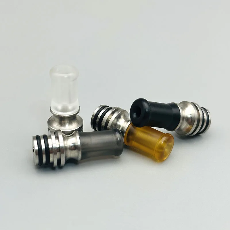 510 mtl ponta de gotejamento resistência ao calor bocal 316ss pc pom pei material para rda rba rdta rta ponta de gotejamento vaporizador tanque atomizador