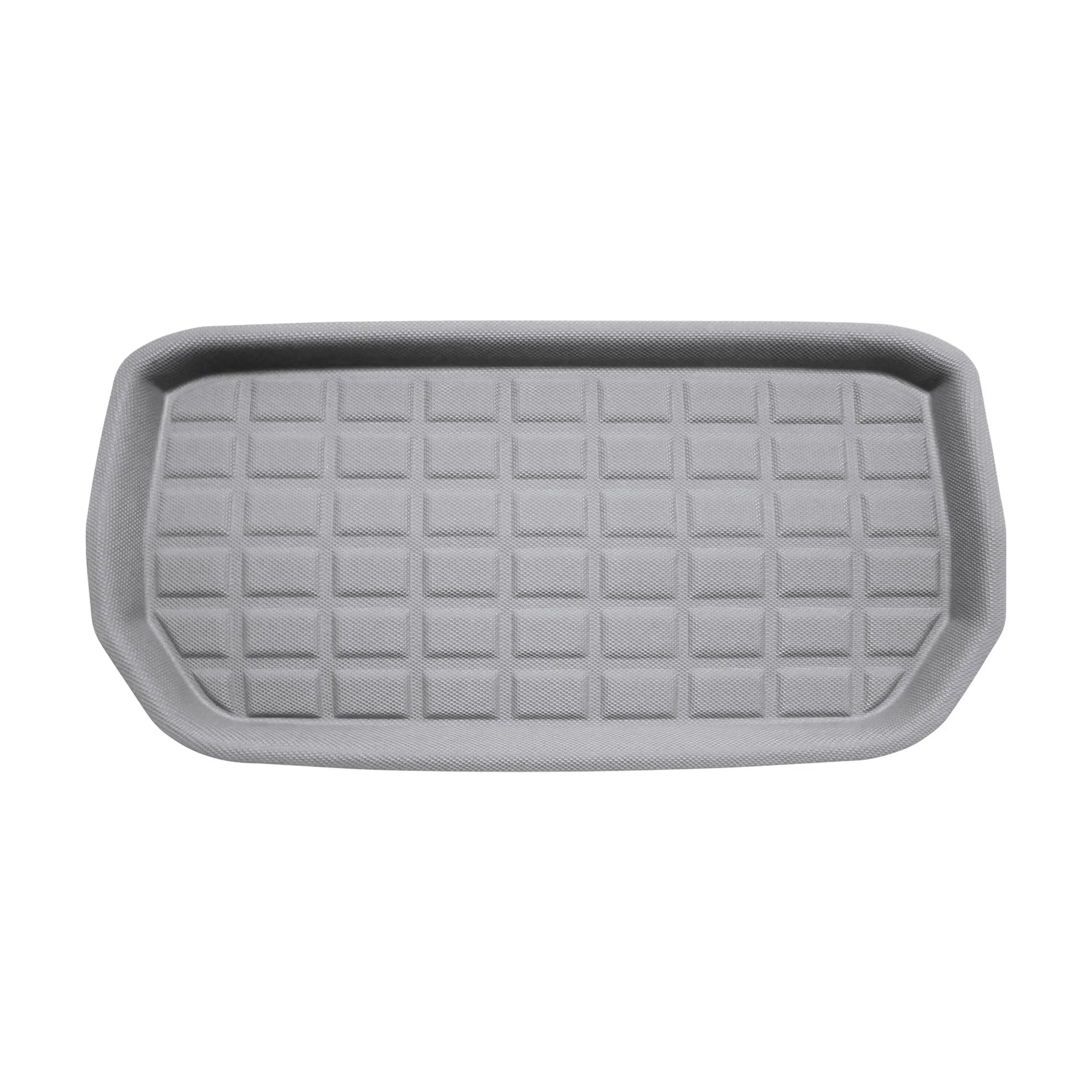 Suitable for Tesla 2021–2024 Model Y – Gray XPE front spare box pad, frunk luggage mat.