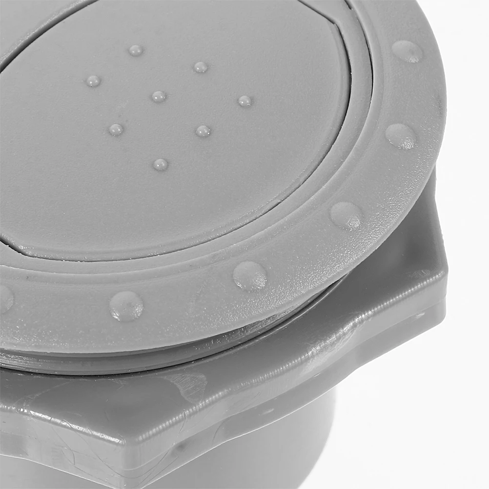 

Round Car Air Outlet Accessories 75mm Grey RV Bus Vent Covers Strong Conditioning Vents Durable Lifespan Car Interior
