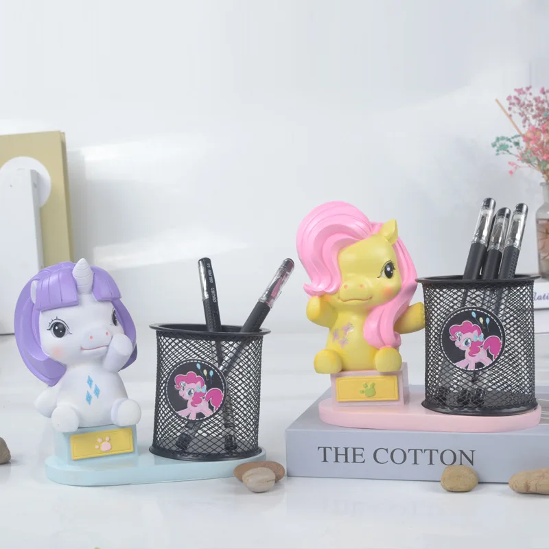 My Little Pony Pen Holder Stationery Creative Peripheral Desktop Decoration Cute Little Women'S Dress Decorative Children'S Gift