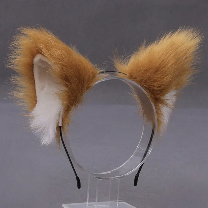 Cosplay cat ear headband for girl Kawaii Lolita hair band Halloween animation artificial hair Halloween hair accessories