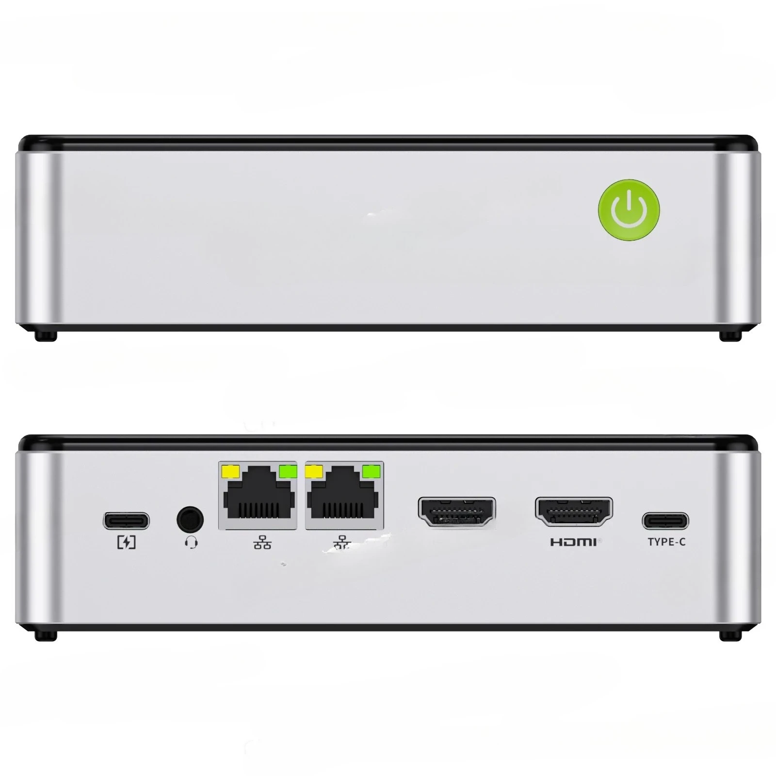 Triple Screen Pocket Desktop Gaming Computer  MINI PC Windows 11 Pro LPDDR5 M.2 2280 SSD WIFI6 BT5.2