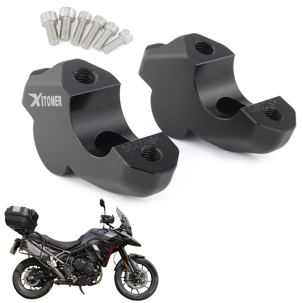 Подставка для руля мотоцикла, высота 30 мм, с вылетом 25 мм, для Tiger 900/GT, Tiger 800/XC, Explorer 1200, XRX 850 Sport, для Triumph