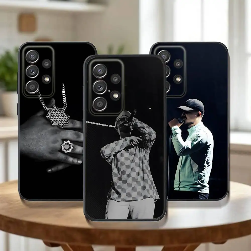 

Singer D-Dellafuente F-FC Phone Case For Samsung Galaxy A73,31,32,72,41,53,52,71,22,5G,Note,J7,8,9 Soft Black Cover