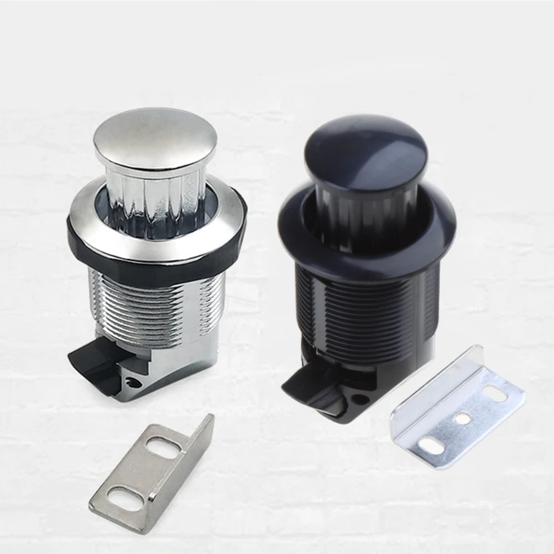 ปลายลูกบิด กดเพื่อปิดสลัก กดเพื่อปิดสลัก จับคงที่สำหรับเรือยอชท์ Campers ตู้ตู้