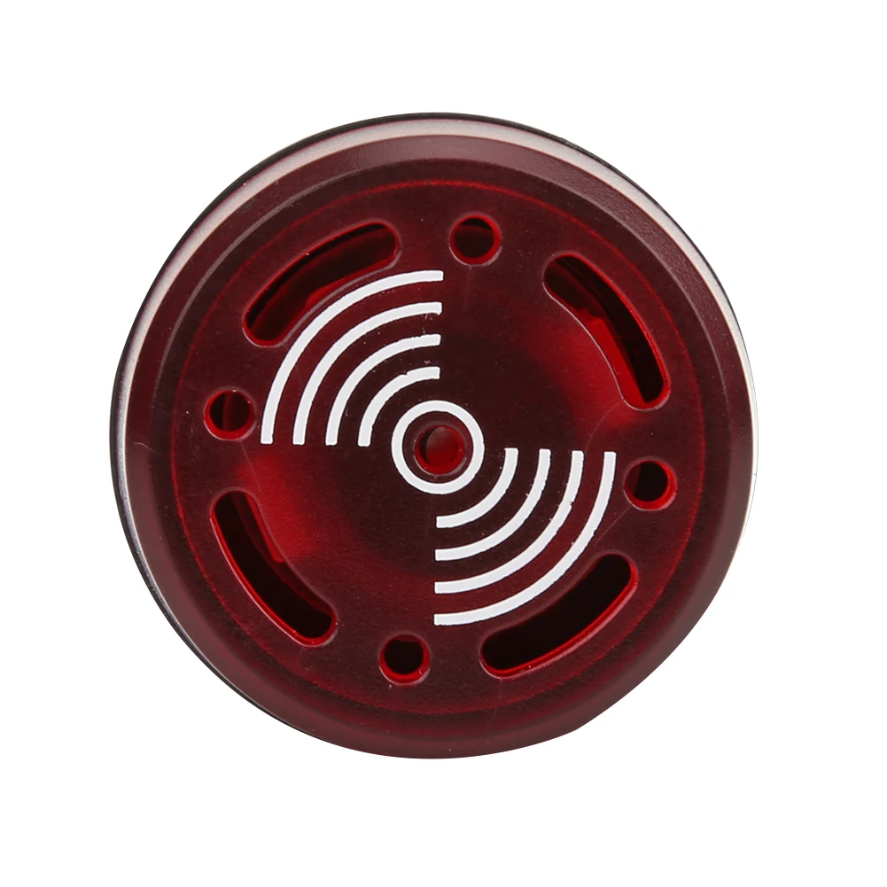 10 قطع بيرم ®   LED الطنان AD16 ‐ 22SM مؤشر إنذار فلاش أحمر مصباح الجرس AC / DC24V