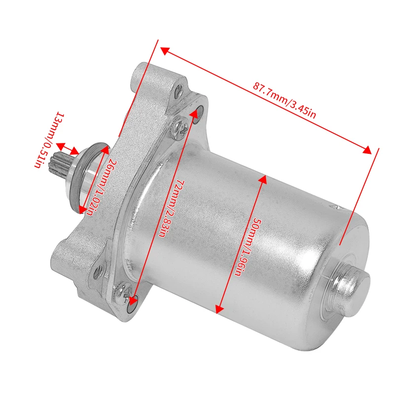 96928R Starter Motor For Piaggio ZIP 50 1995-1996 Fly 4T 100 2007 2008 2009 2010 2011 -2014 Liberty 4T 100 2011 2012 2013 2014