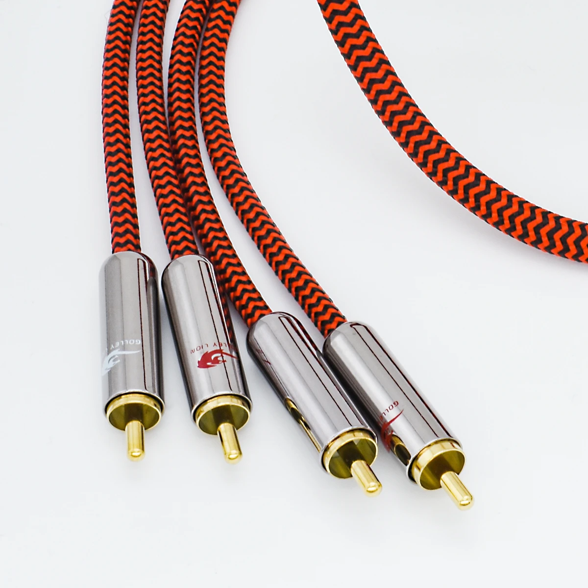 Primium Audio Cable Dual RCA to Dual RCA for AMP Subwoofer Speaker Car DVD 2 RCA Male to Male Shielding Cable 1M 2M 3M 5M 8M 10M