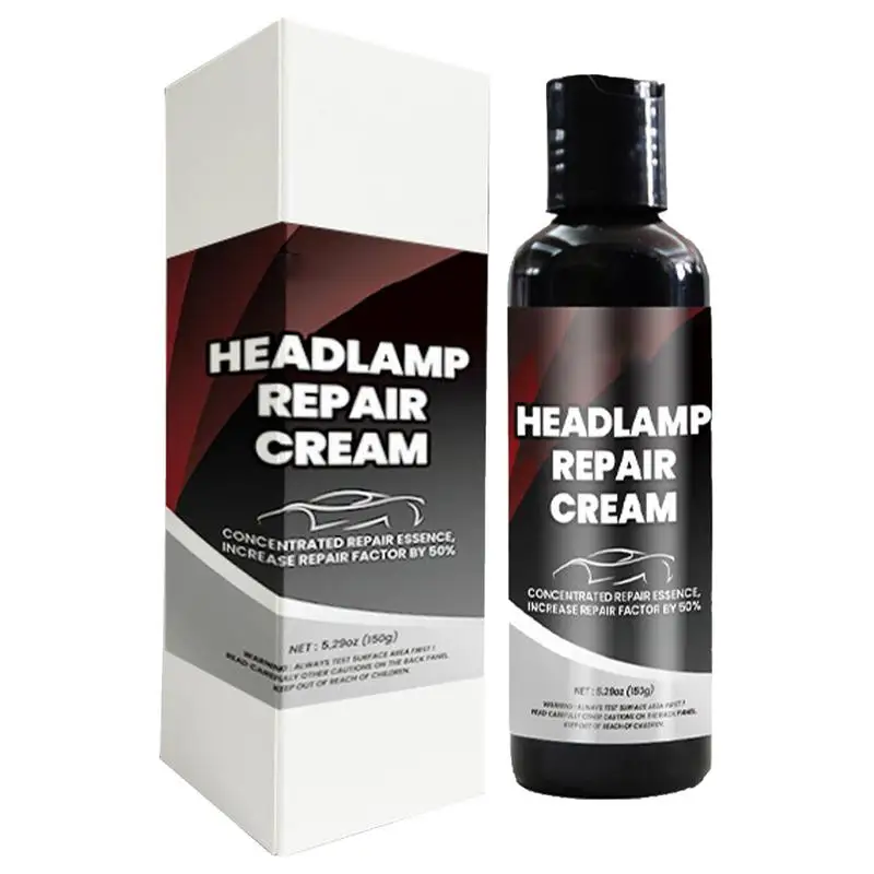 Headlight Renewal Cream 150g Headlight Restoration Polish Cream Car Headlight Cleaner Lens Polisher Headlight Renewal Polish