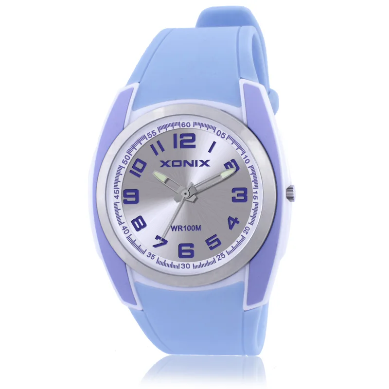XONIX Women Quartz Watch Japan Movement Waterproof 100m Girls Sports Dress watch Swim watch Relogios Femininos