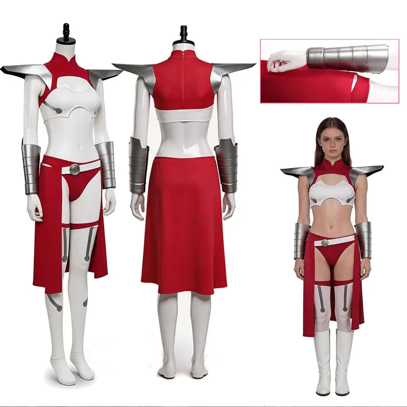 

WHH Anime Atom Eve Cosplay Costume New Battle full set cosplay Outfit NiceStitching Role play Halloween Party Restor Invincible