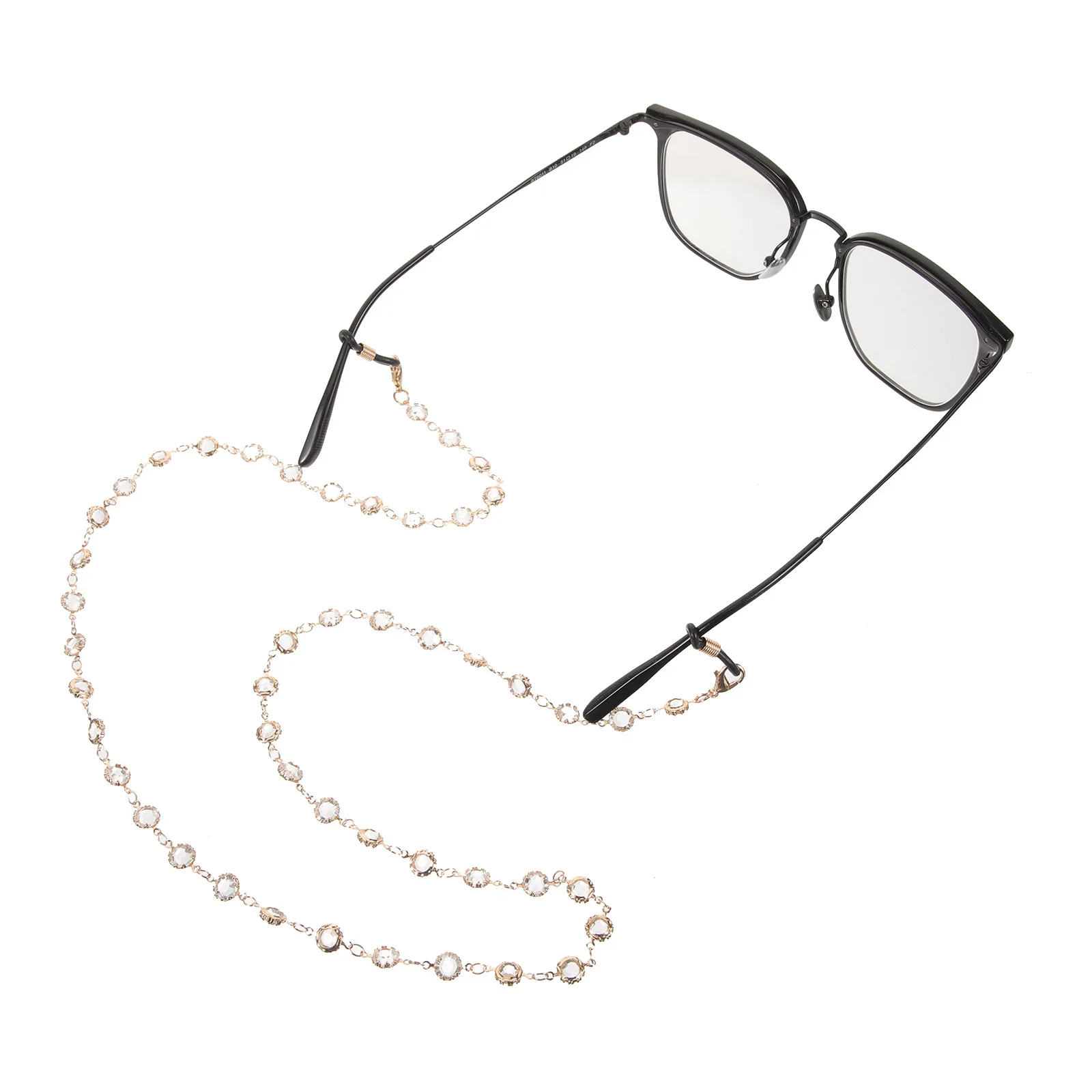 

1Pcs Glasses Lanyard Strong Metal Eyeglass Chain Easy Install Fashion Accessory for Men Women Daily Use Holder Mask Chain
