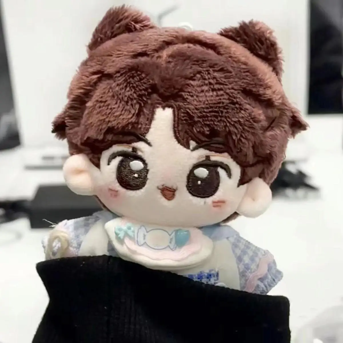 قلادة حقيبة جسم نجم البحر القطنية القطيفة ، سلسلة مفاتيح حقيبة أنيمي كوسبلاي بلوشي ، هدية عيد الميلاد ، بدون قذائف ، صبي لطيف ، 10