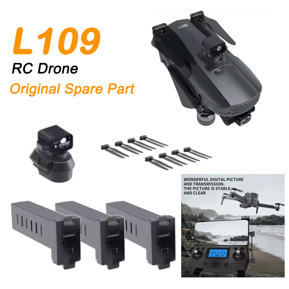 

L109 PRO MAX Drone Original Spare Part L109PRO MAX Battery 7.6V 3400mAh / Propeller Blade / Obstacle Avoidance Part Accessory