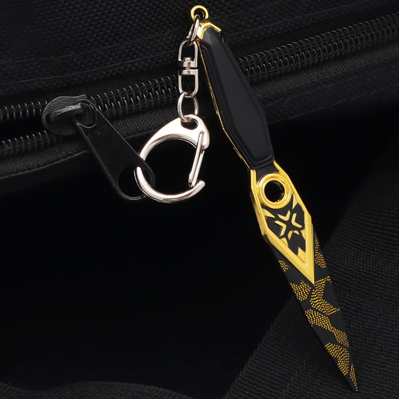 Valorant Champions 2023 Kunai 10cm Game Peripheral Metal Katana Weapon Model Pendant Accessories Keychains Gifts Toys for Boys