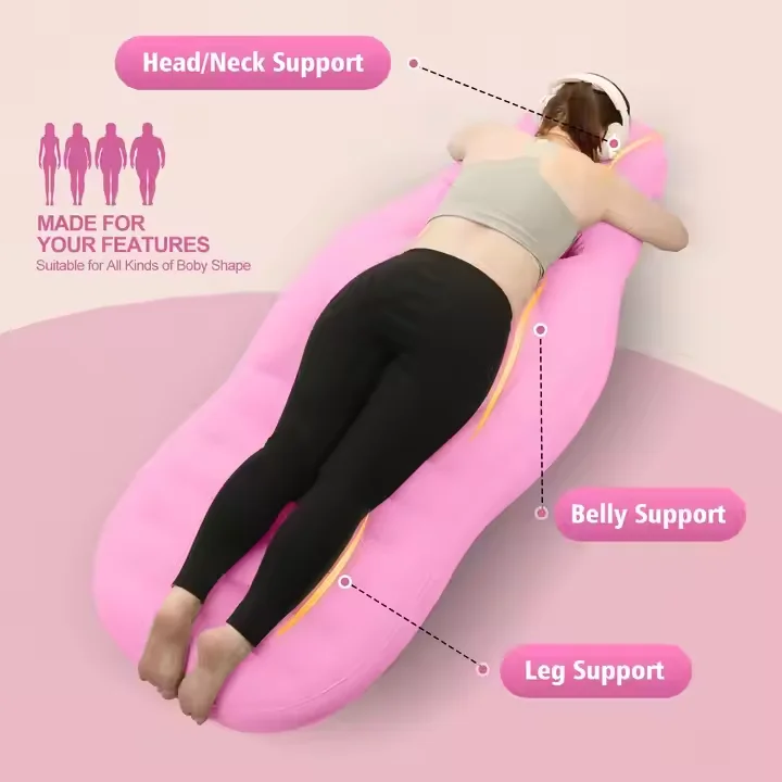 Inflatable Air Bed Maternity Mattress Hole Foldable Fitness Medium Bedroom Living Room Apartment Home Furniture