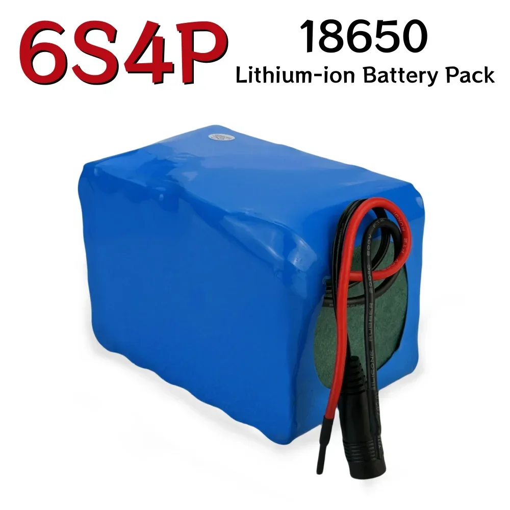 6S4P 25.2V 14000mAh 18650 Lithium-ion Battery Pack Rechargeable battery suitable for various electronic devices, transportation