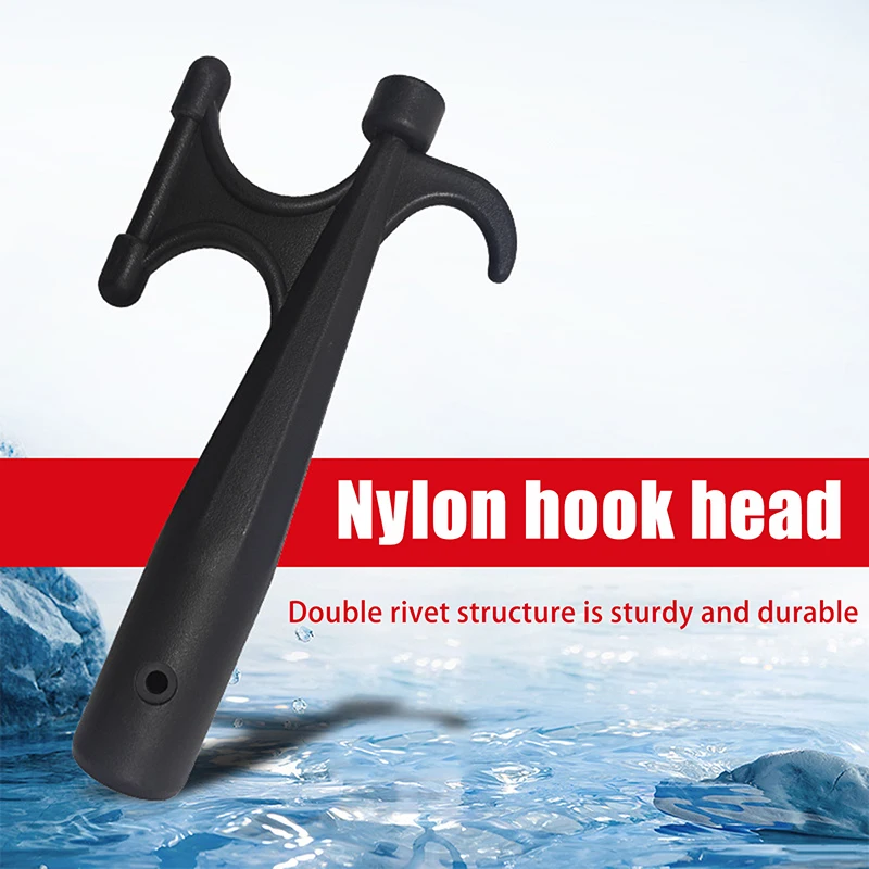 

CA1PC Mooring Yacht Nylon Mooring Boat Hook Head Replace Top Boat Accessories Nylon Boat Hook Rust-Resistant Boats Hook Head End