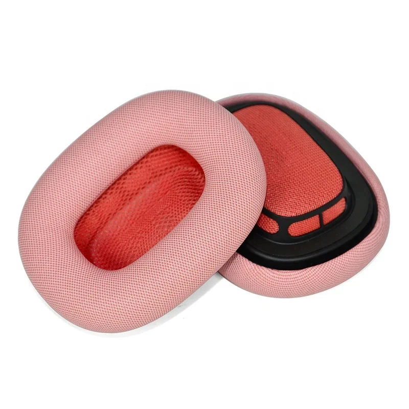 For AirPods Max Wireless Cover Headphone Ear Pads Replacement Sponge Headset Set Spare Accessories with Knit-mesh Structure