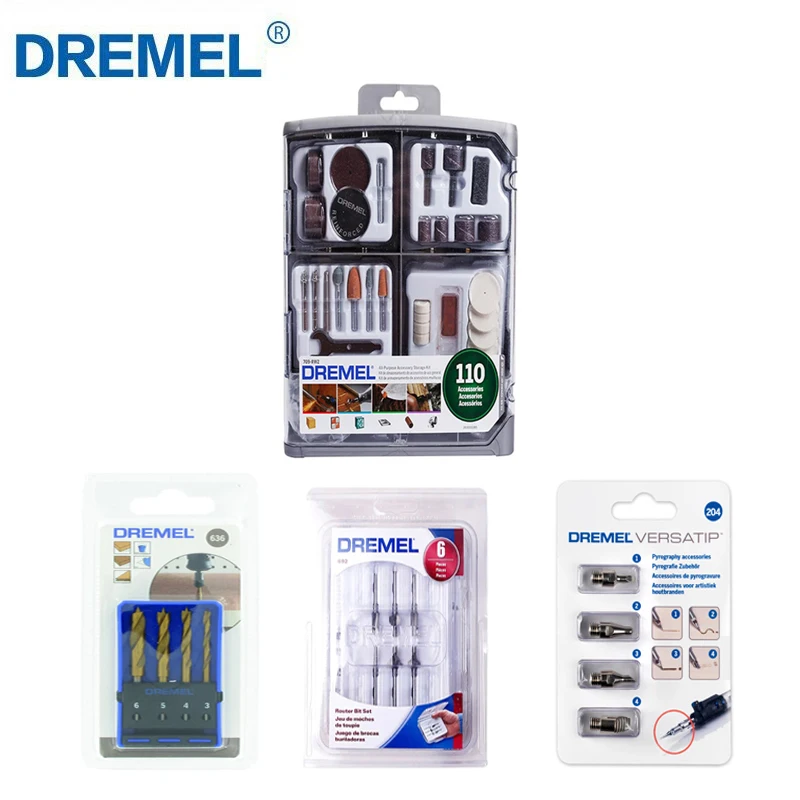 Dremel 709-RW2 Electric Grinder Engraving Rotary Tool Accessories Set 110Pcs Grinder Kit Multi Sanding Polishing Cutting Machine