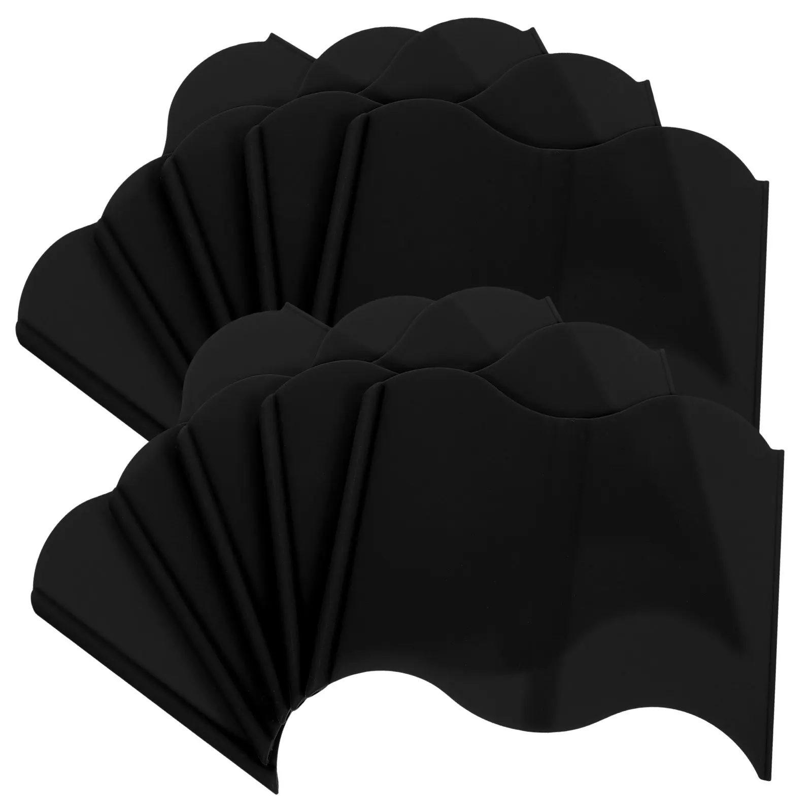 20Pcs Plastic Garden Fence Border Elegant Design Long-Lasting PP Landscape Edging for Flower Bed Protection Lawn Edging