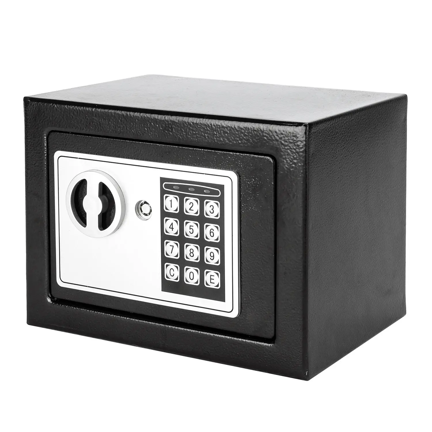 

17E Use Electronic Password Steel Plate Safe Box Black