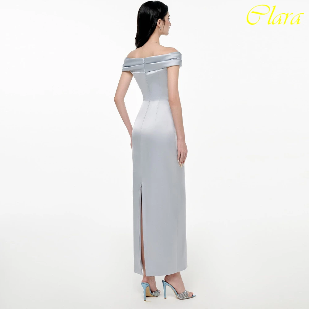 تخصيص مستقيم قارب الرقبة كاب كم فستان سهرة أنيق حساسة عالية الجودة فستان الحفلات الموضة الحديثة فستان الحفلة الراقصة #2