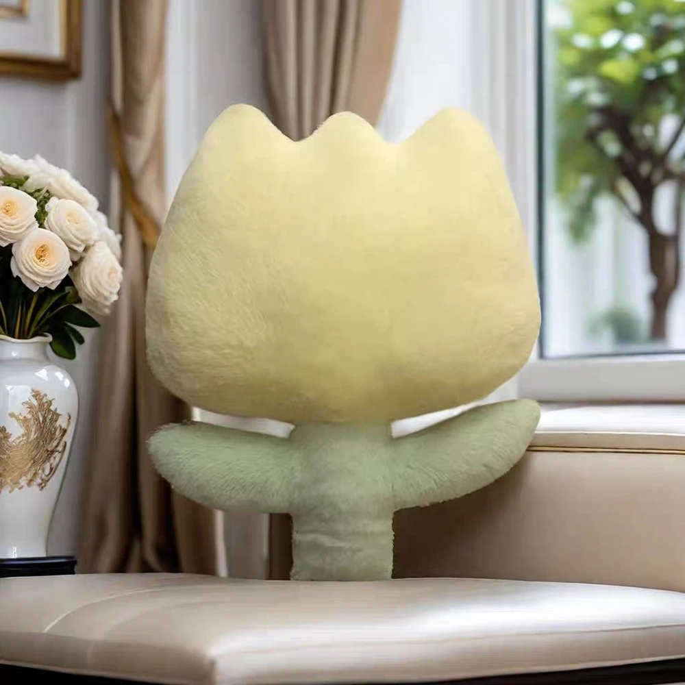 40CM Tulip Plant Plush Pillow Lliving Room Pillow Pillow Pillow Flower Doll To Send Friends Birthday Christmas Gift