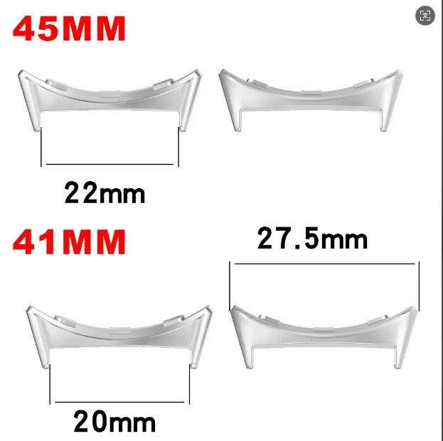 สายเชื่อมต่อสำหรับ Google Pixel1/2/3 41มม. 45มม. อุปกรณ์เสริมสายรัดข้อมือนาฬิกาสำหรับ Google อะแดปเตอร์นาฬิกาพิกเซล
