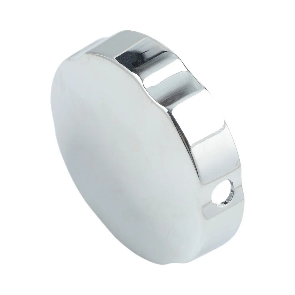 Chrome Finish Bath Control Knob Bathroom Upgrade Classic Round Shape Water Damage Prevention Ergonomic Design For Easy Operation