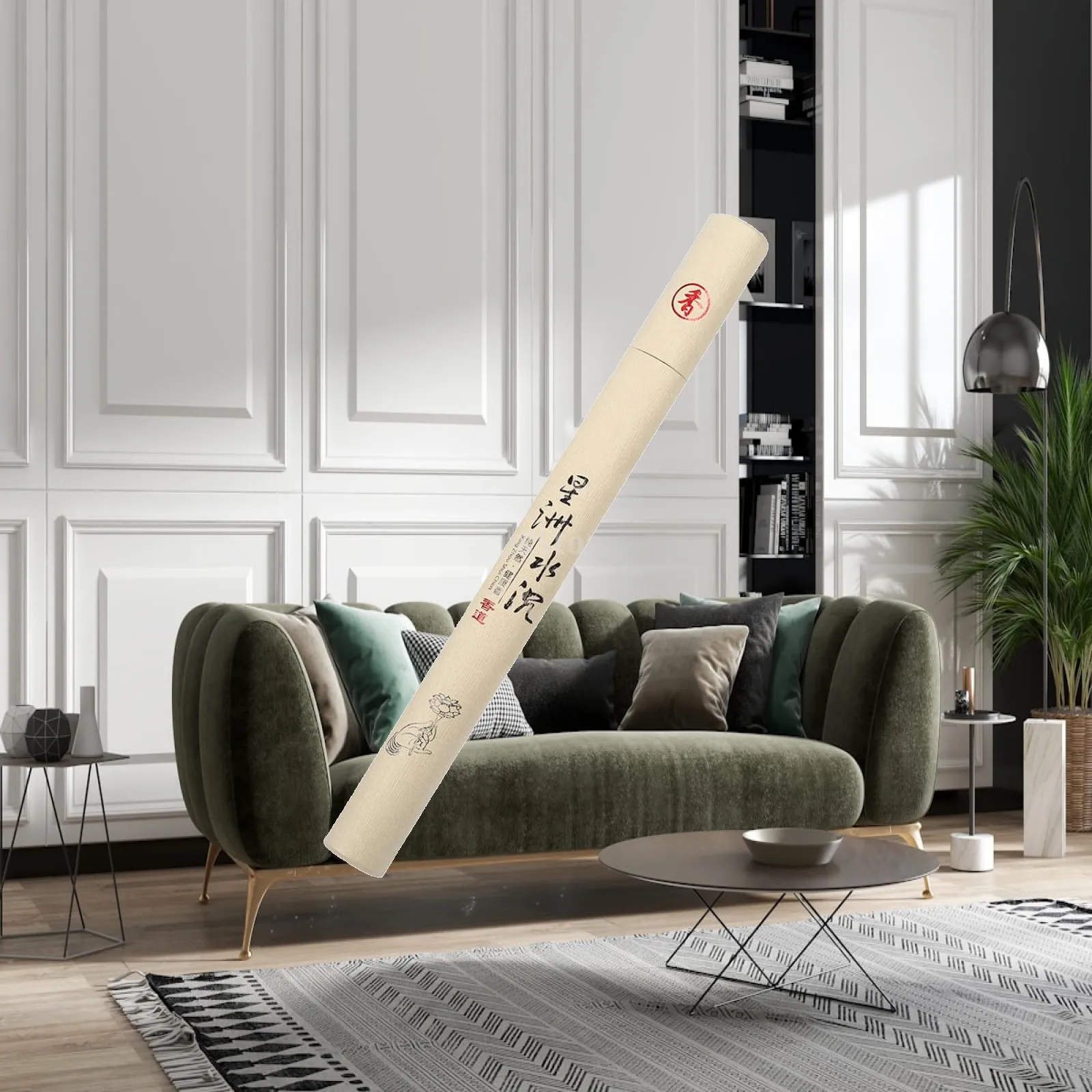 Laoshan Sandalwood Aromatic Incense Sticks Pure Natural Herbal Incense for Practice Meditation and Living Room Use