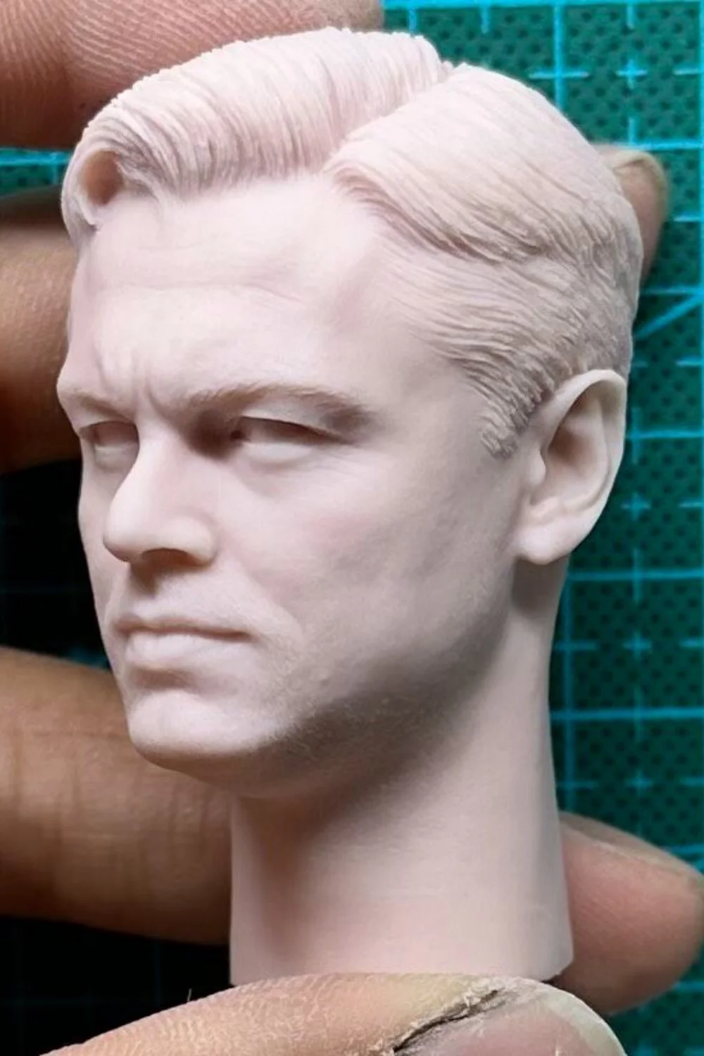 In Stock 1/6 Classic Suspense Movies Male Actor Leonardo  Unpainted Head Carving Model Fit 12inchs Action Figure Body