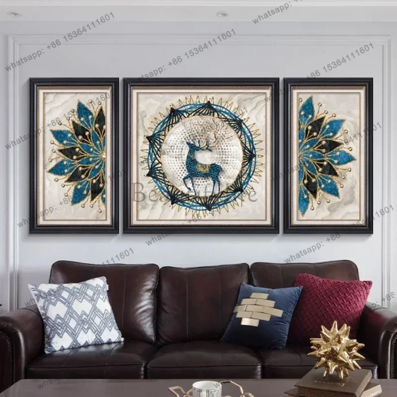Room Decor Posters Home Decor Items Bedroom Marvel Painting Calligraphy Arts Deer Set Of 3 Room