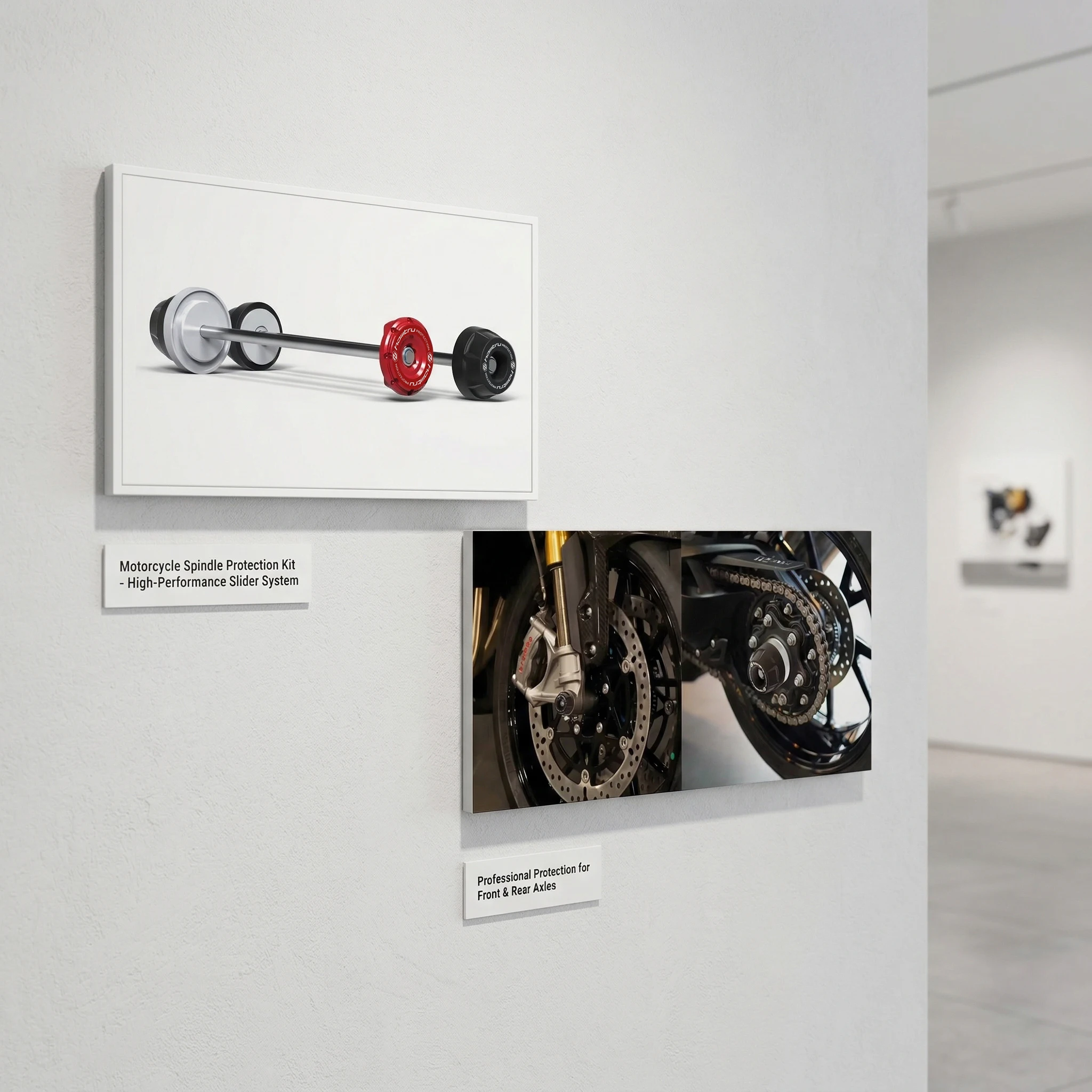 

For Triumph Speed Triple 1200 RS/RR 2022-2026 Motorcycle Wheel Spindle Protection Axle Cover Set - Durable Cover for