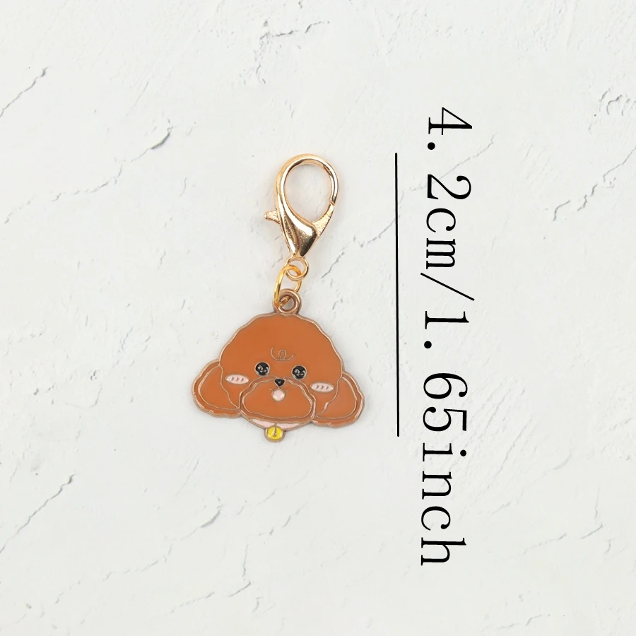 11 Pieces/22 Pieces of Cute Puppy Keychains, Pet Keychain Pendants, Animal-Themed Ornaments, Various Types of Puppies, Ideal Gifts for Dog Lovers, Small Gifts for Backpacks and Parties view 6
